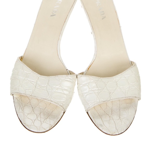 PRADA LEATHER SANDALS - Picture 3 of 5